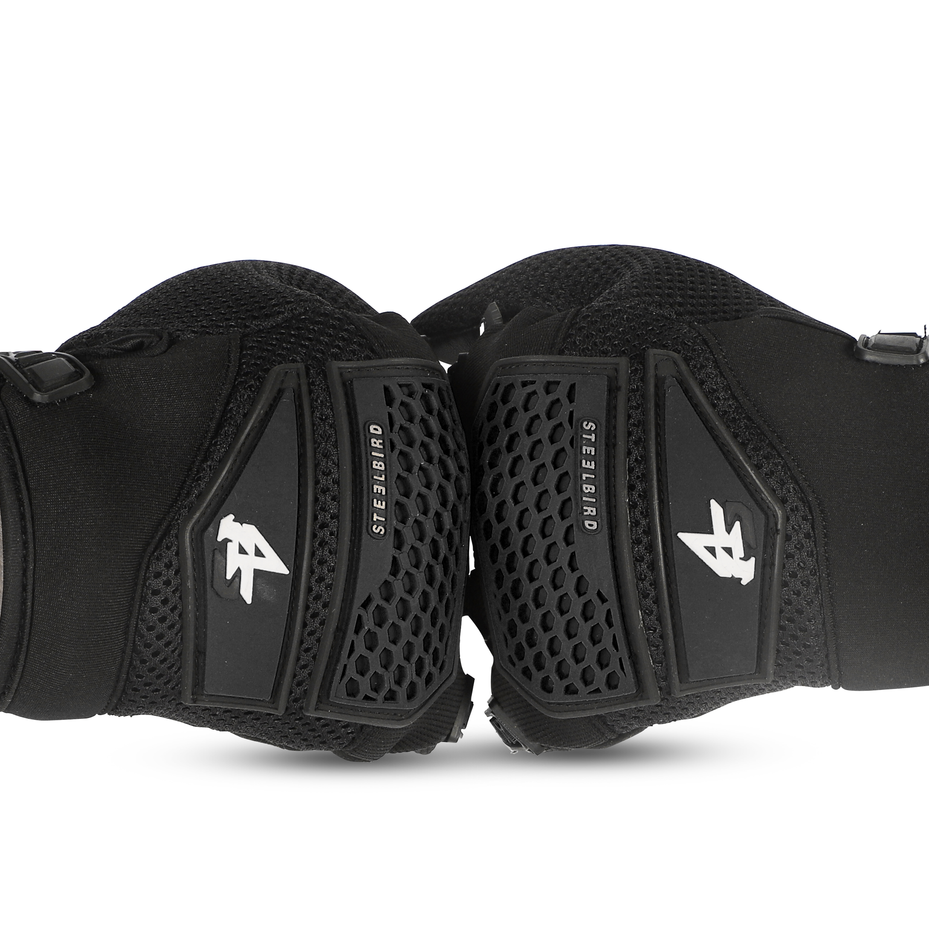 Steelbird Rider-Pro Full Finger Gloves- Black